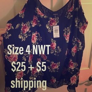 Torrid Floral Cami (Lined)
